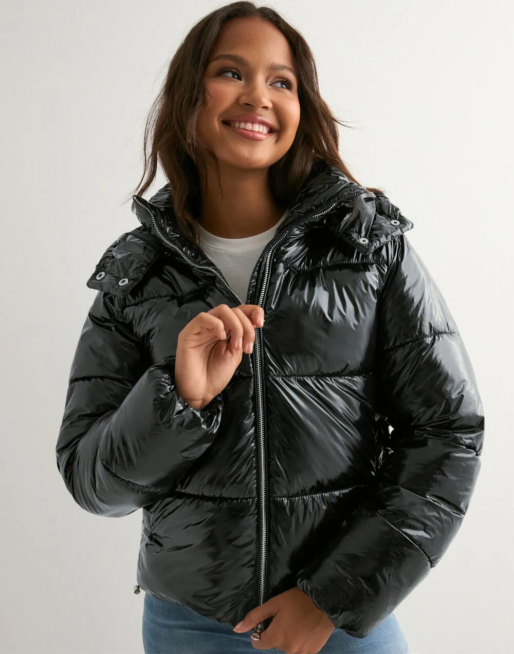 Shiny Puffer Jacket