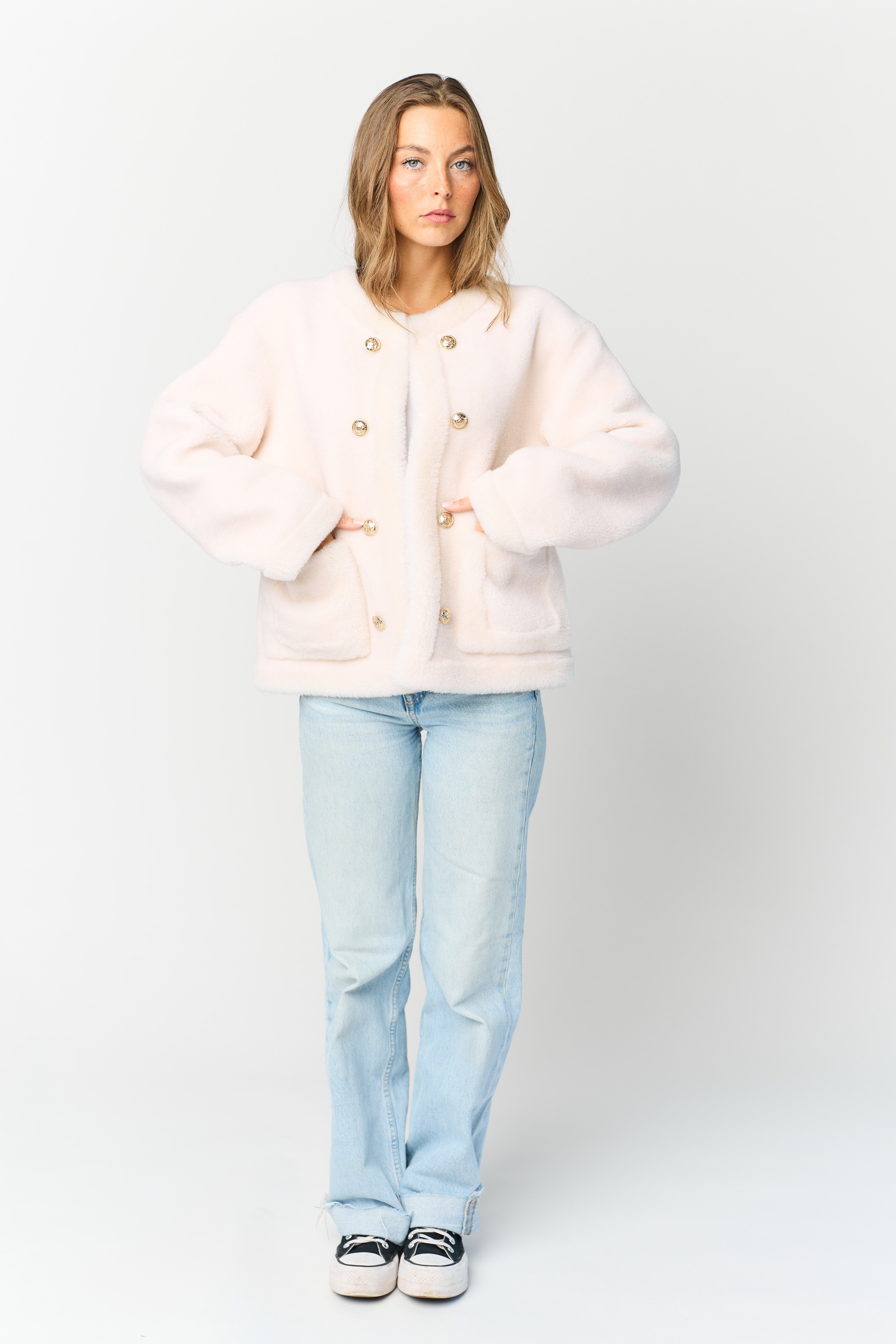 Teddy Jacket - Cream