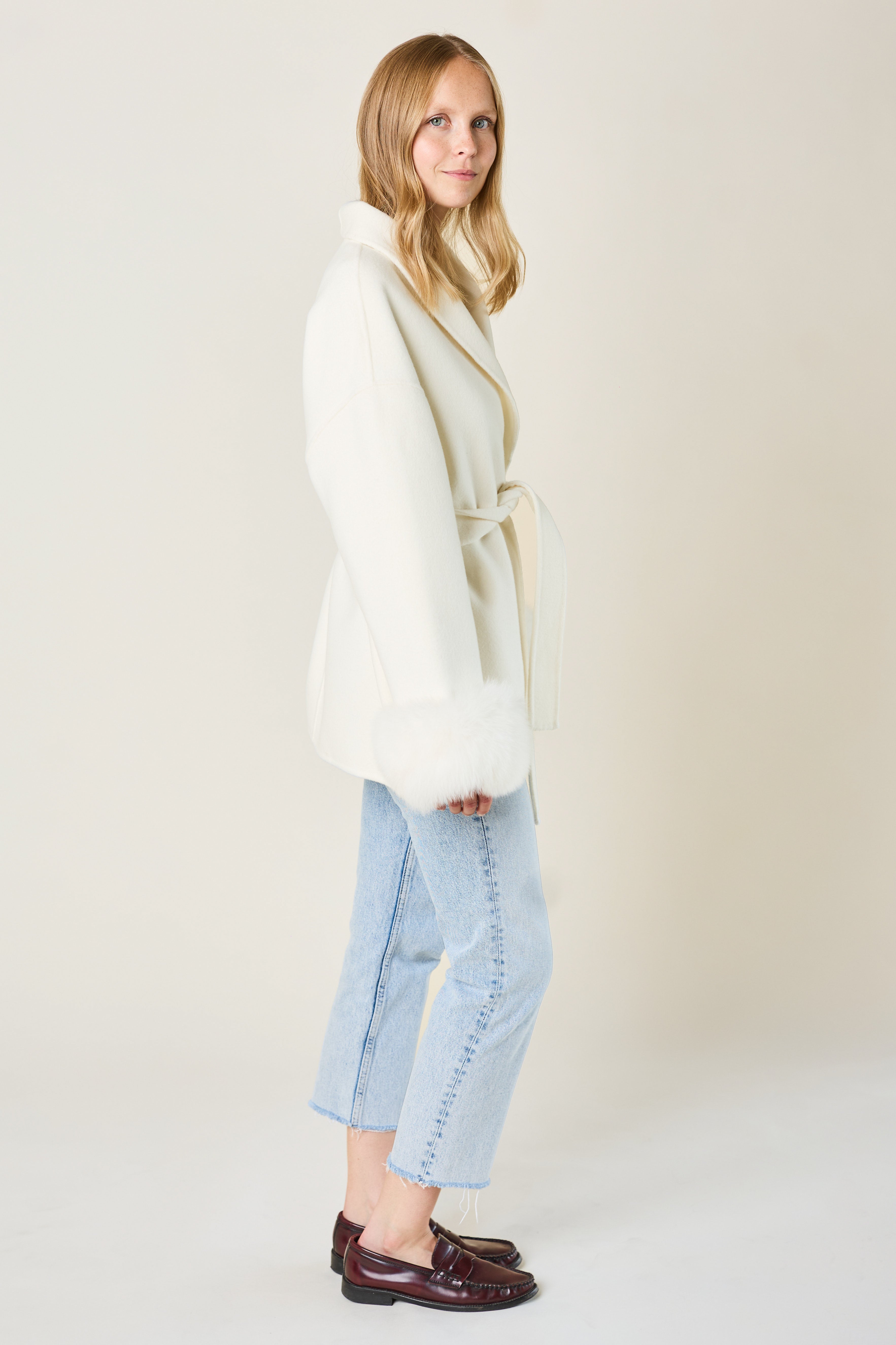 Andermatt Cashmere Coat - Ivory