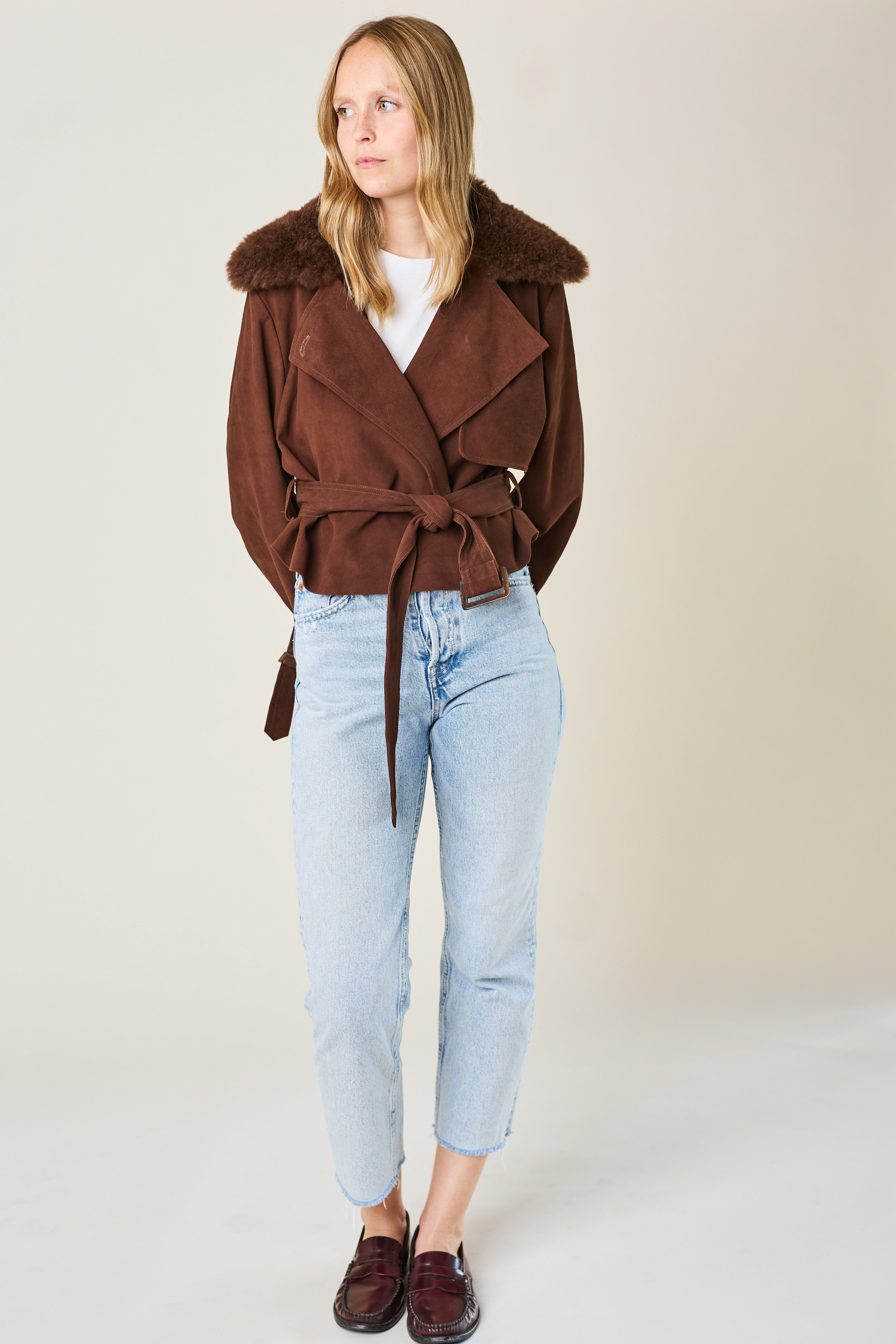 Kensington Suede Coat - Short
