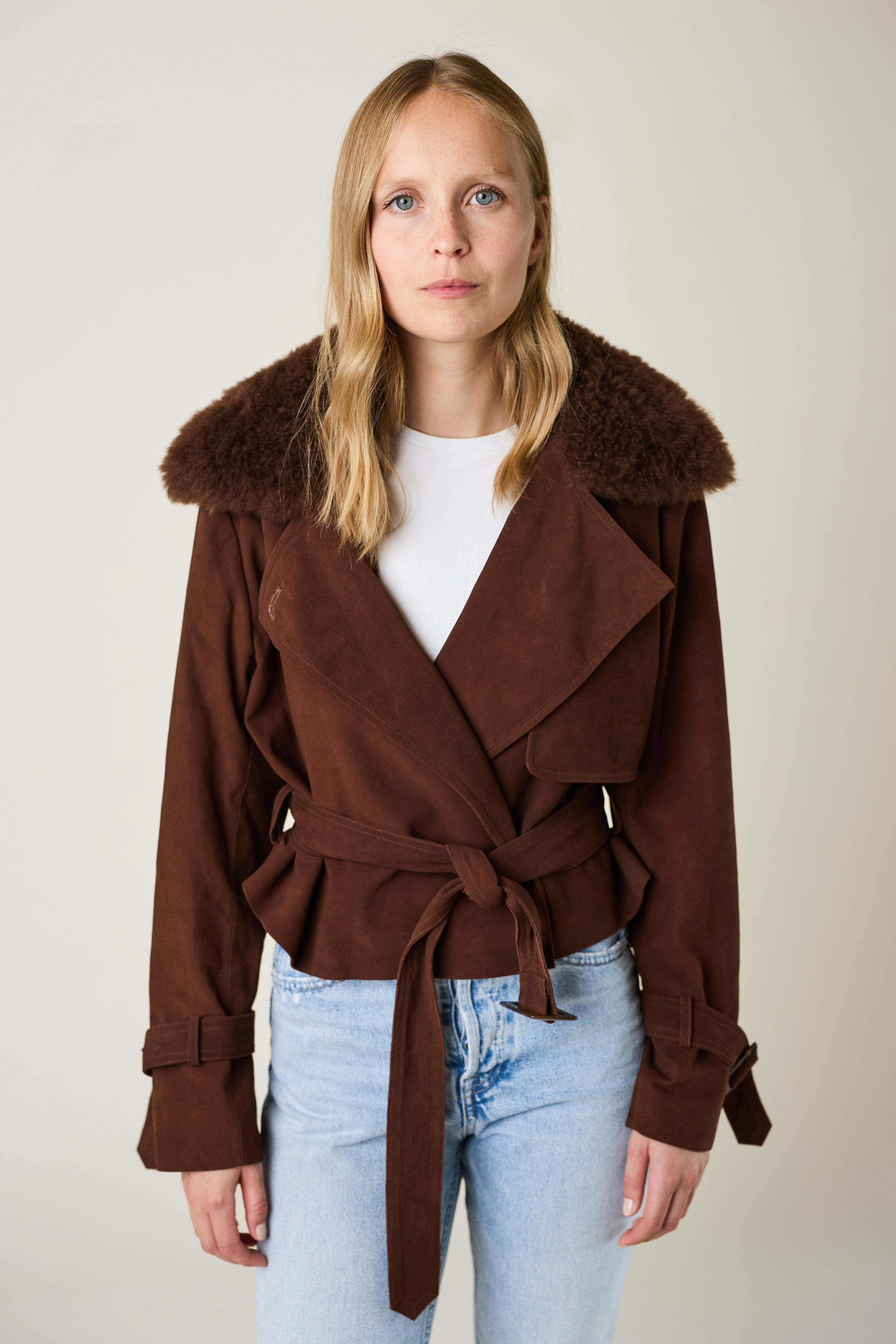 Kensington Suede Coat - Short
