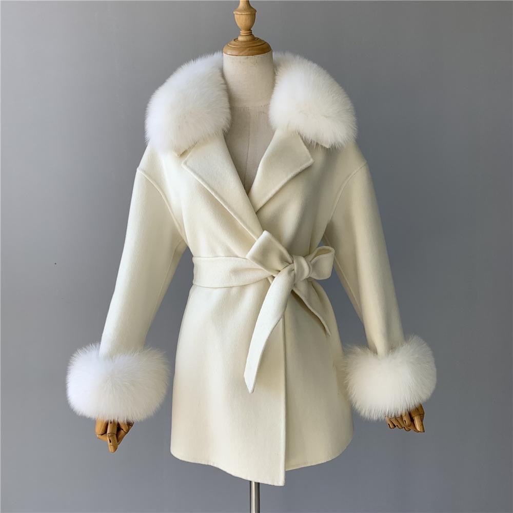 Lugano Cashmere Coat - Ivory