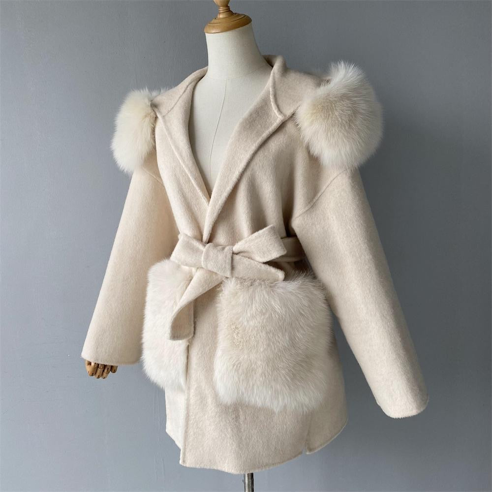 Olympia Cashmere Coat - Cream