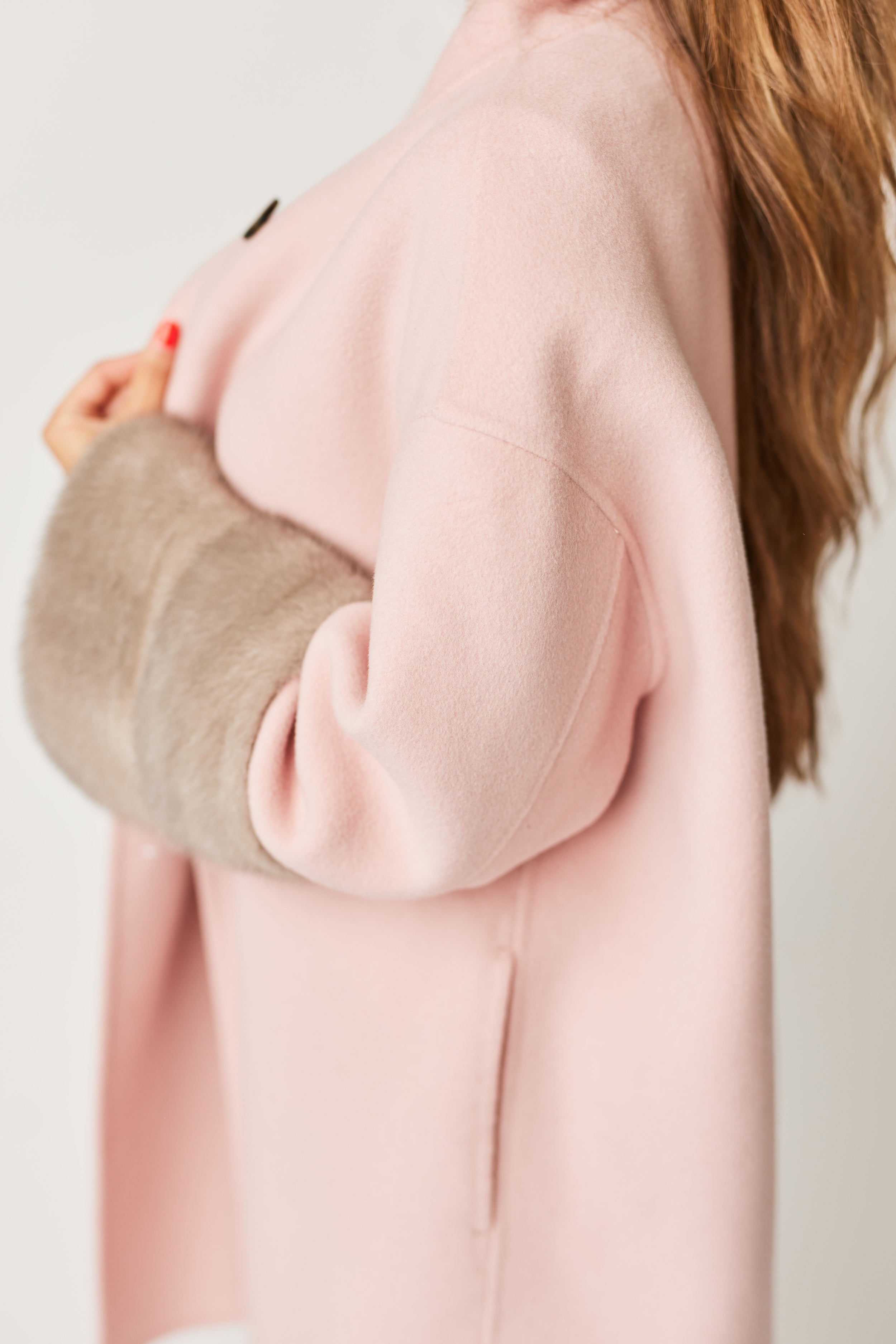 Faubourg Cashmere Coat - Pink