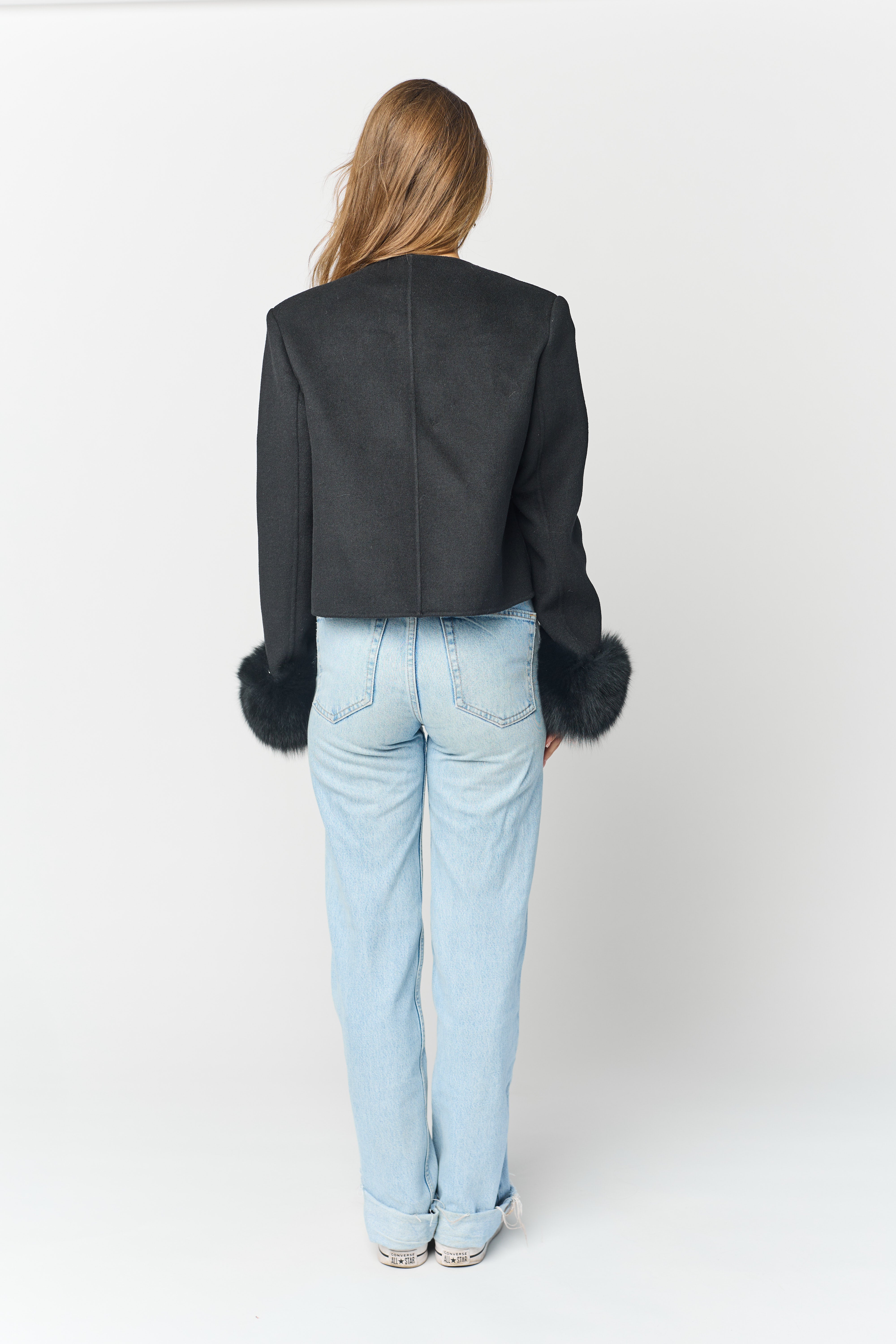 Mathilda Cashmere Jacket - Black