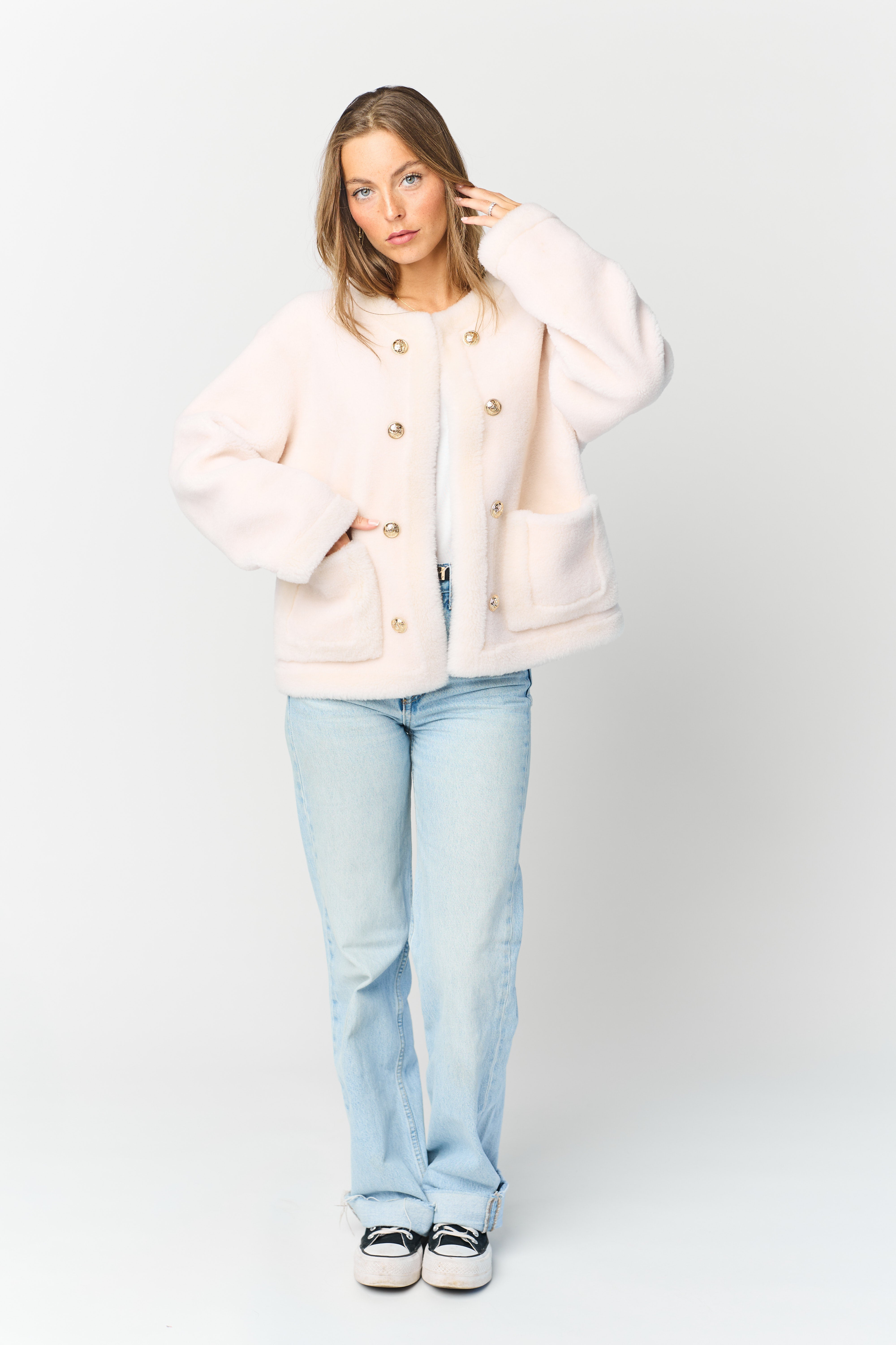Teddy Jacket - Cream