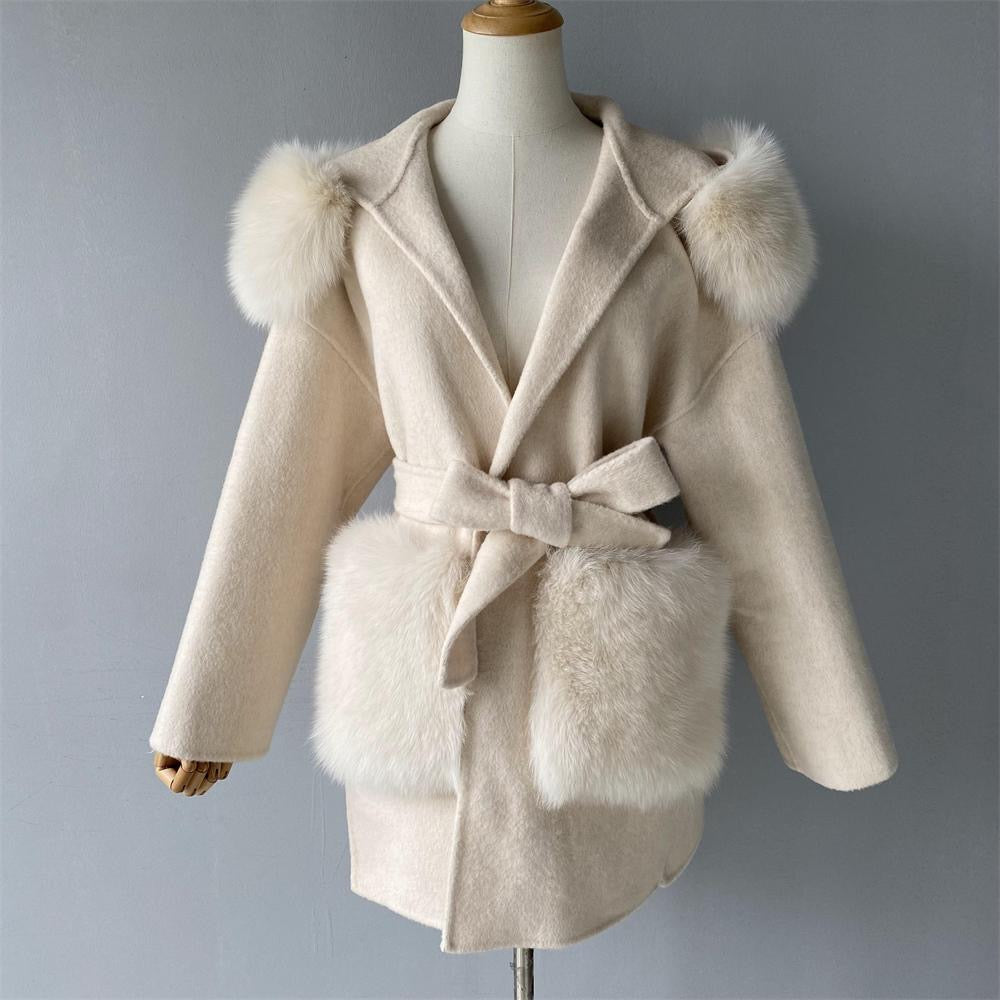 Olympia Cashmere Coat - Cream