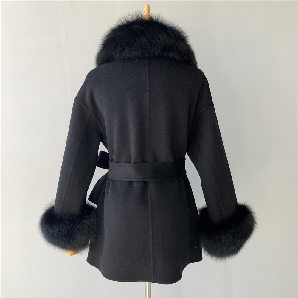 Lugano Cashmere Coat - Black