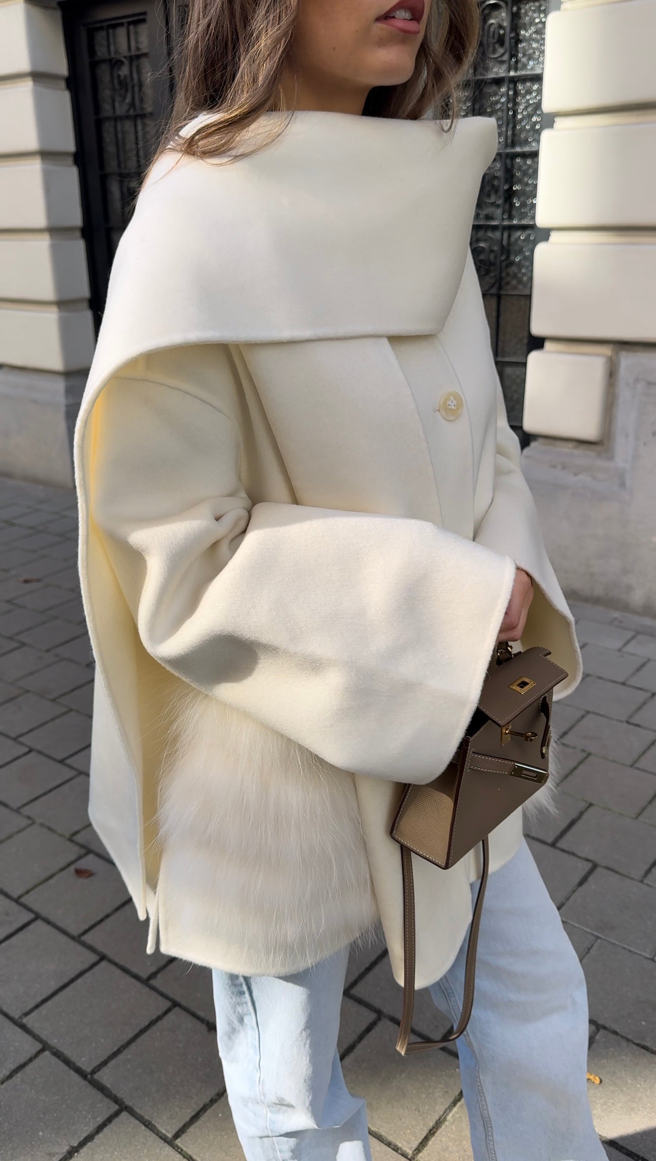 Salzburg Cashmere Coat - Ivory