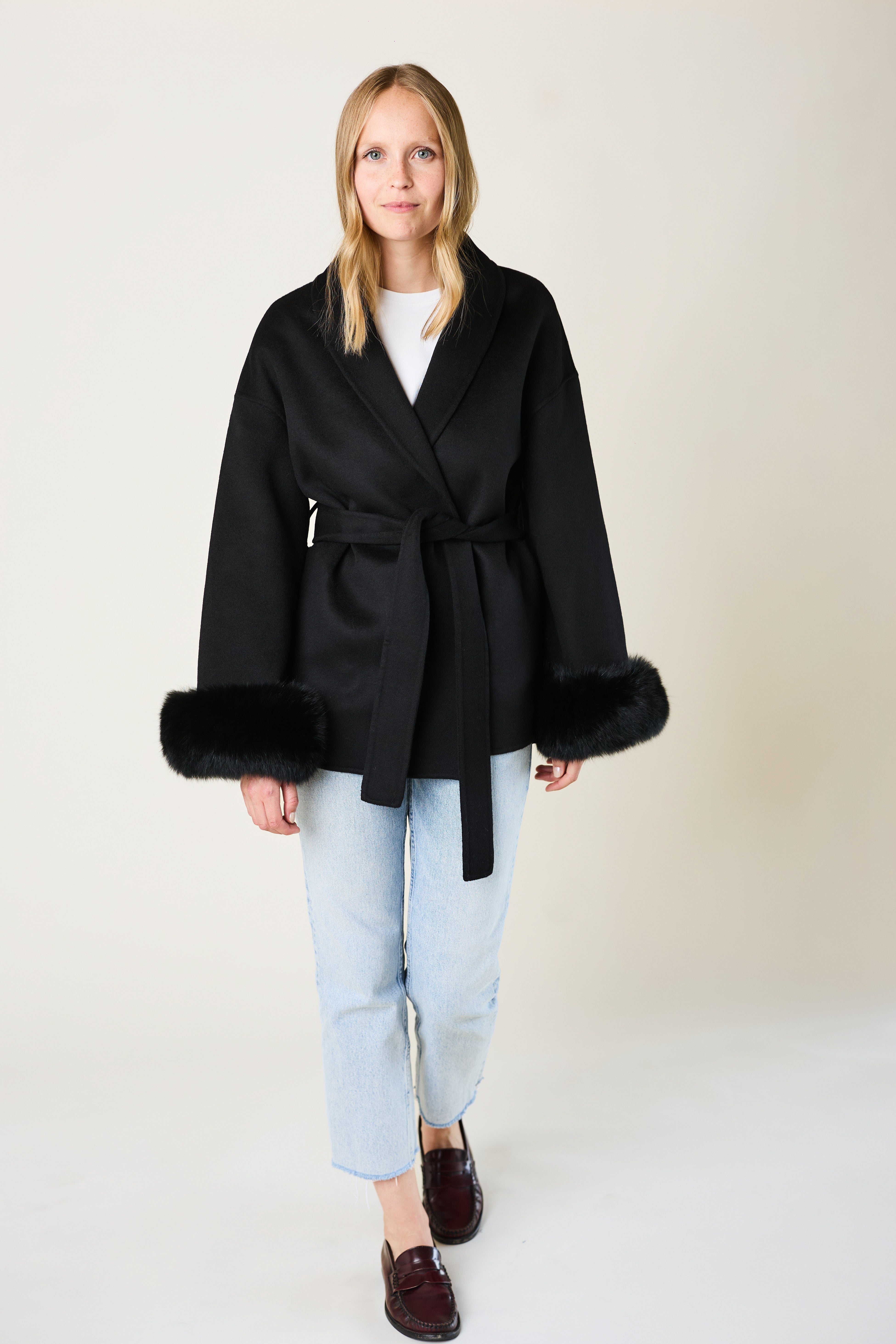 Andermatt Cashmere Coat - Black