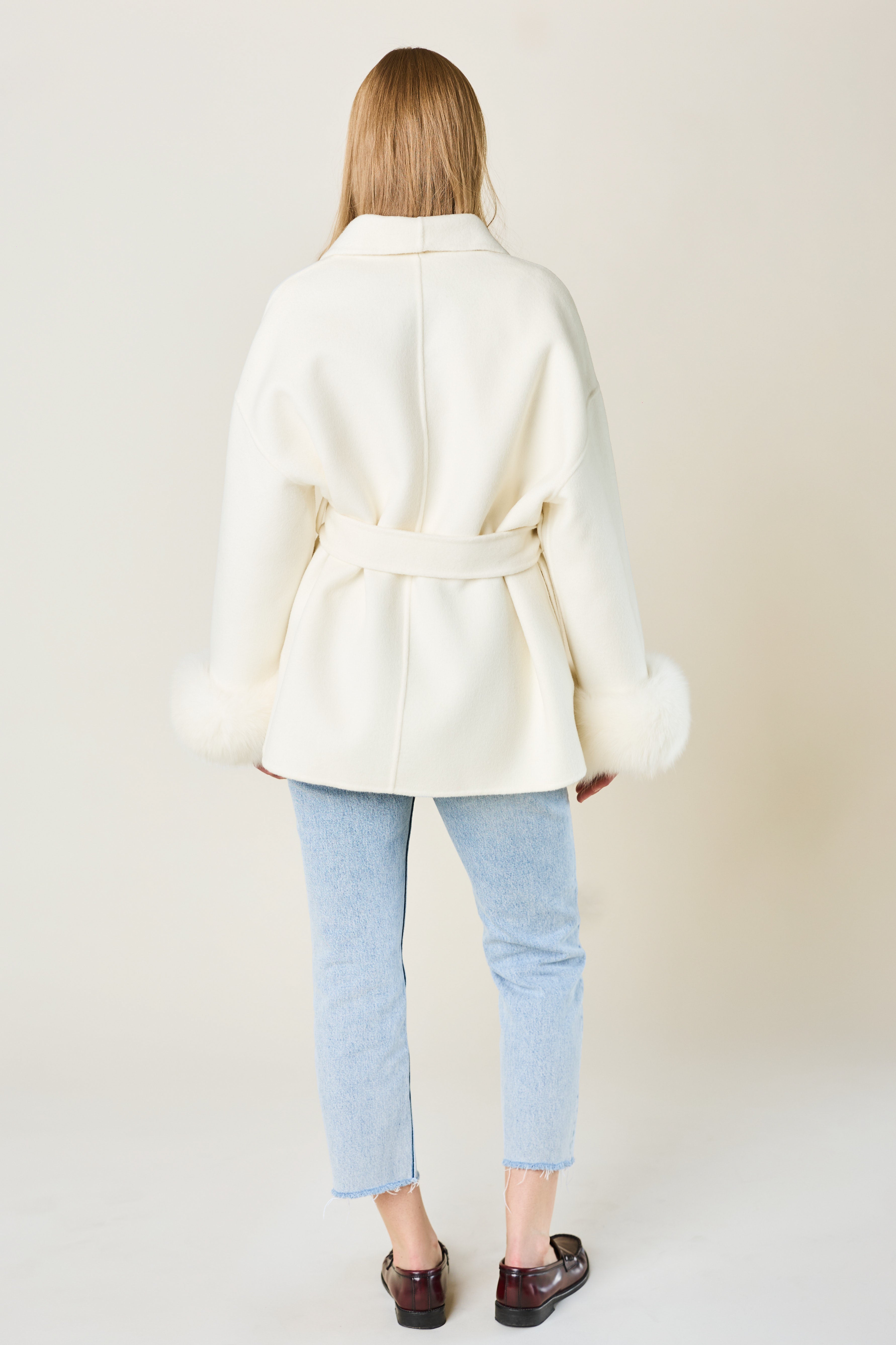 Andermatt Cashmere Coat - Ivory