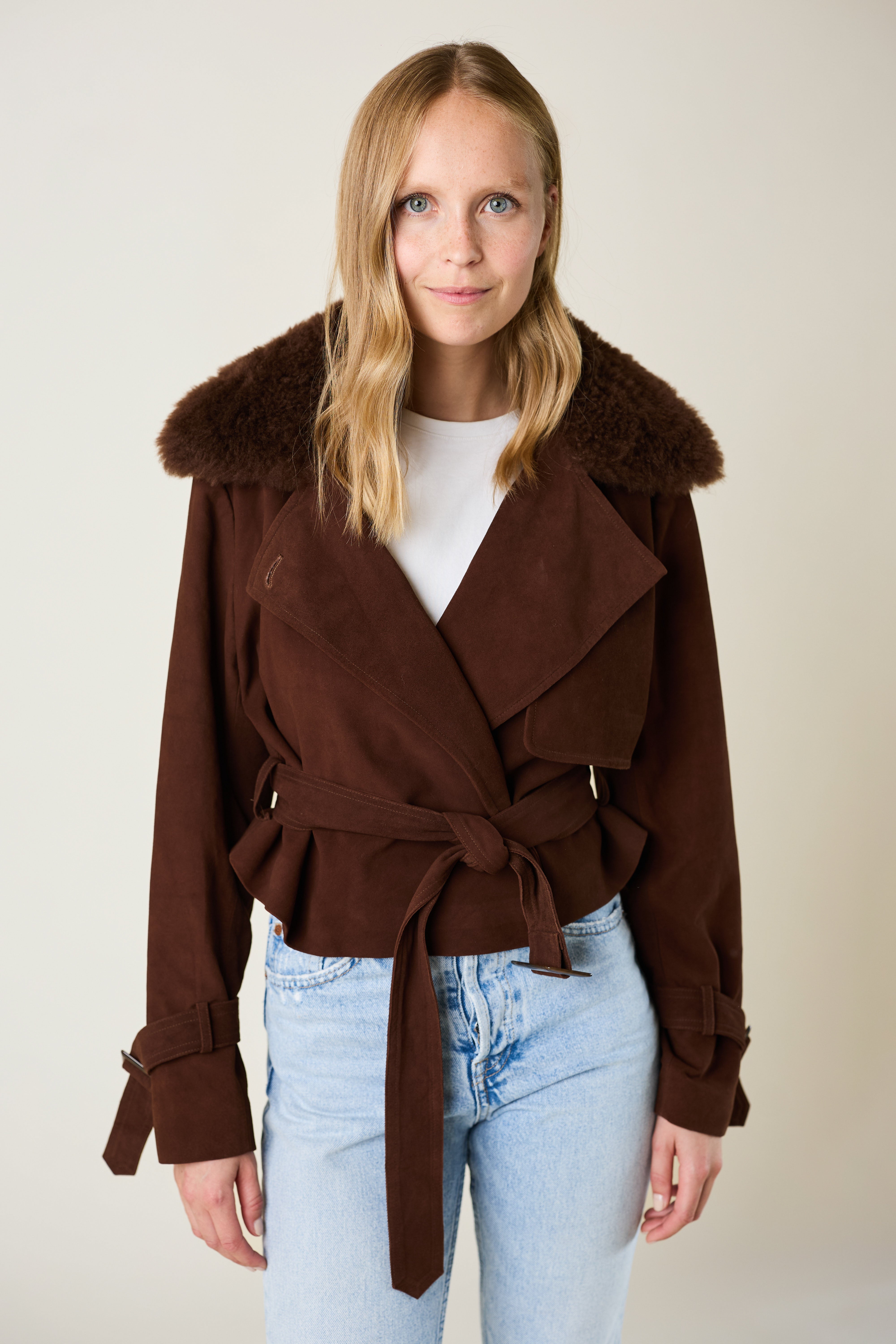 Kensington Suede Coat - Short