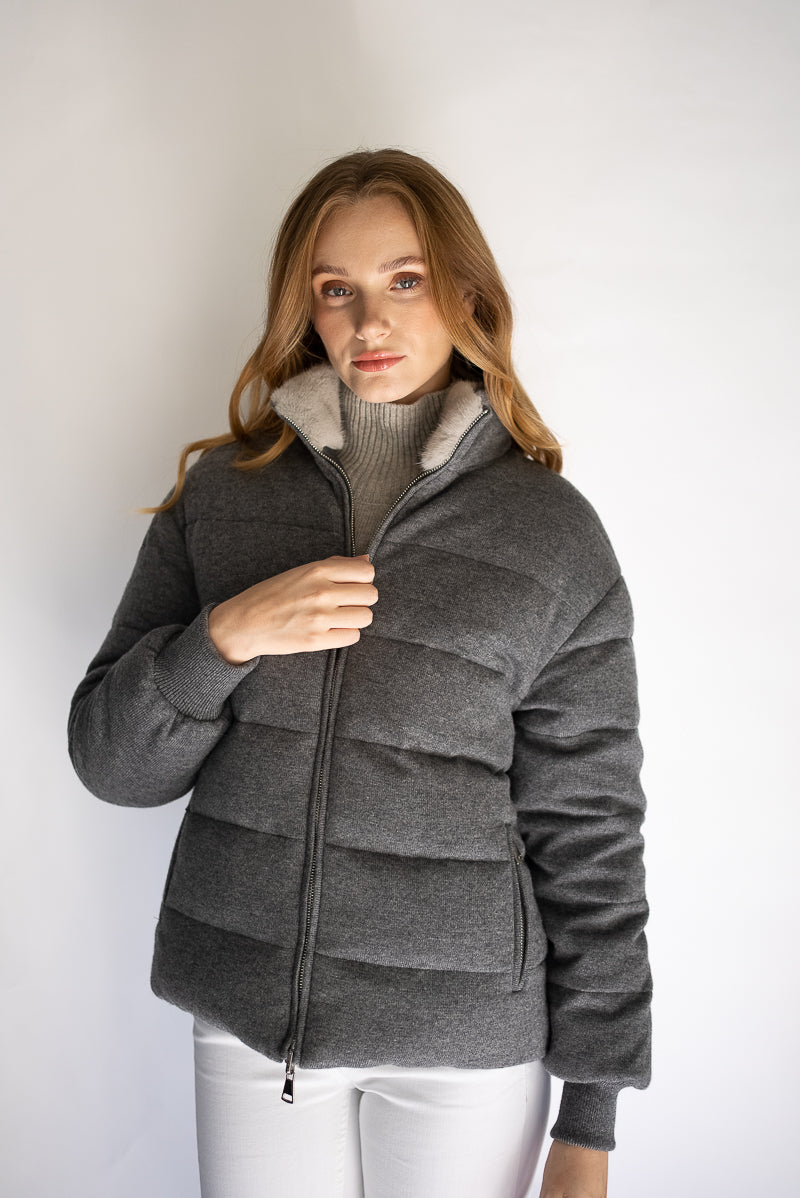 Verbier Cashmere Puffer Jacket