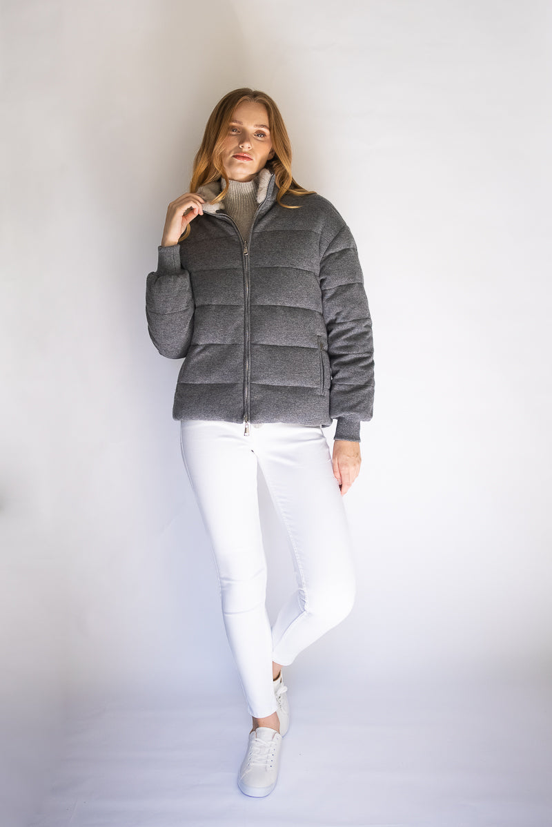 Verbier Cashmere Puffer Jacket
