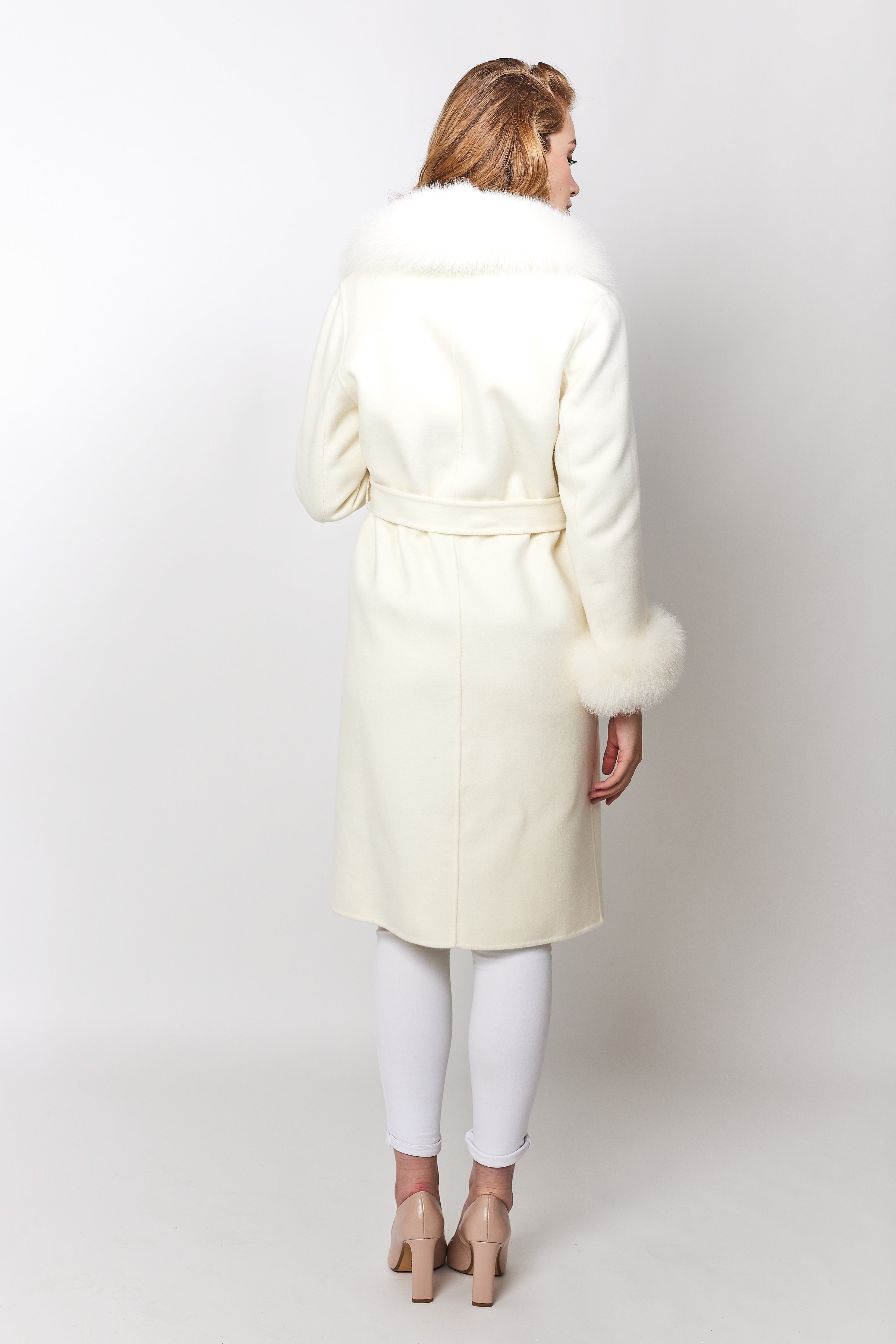 Victoire Cashmere Coat - Ivory